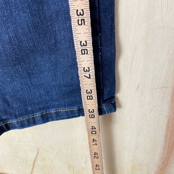 Aeropostale Skinny Jeans Sz 6 /28 Mid-Rise Dark Denim Skinny Stretch 31" Inseam - Picture 8 of 11